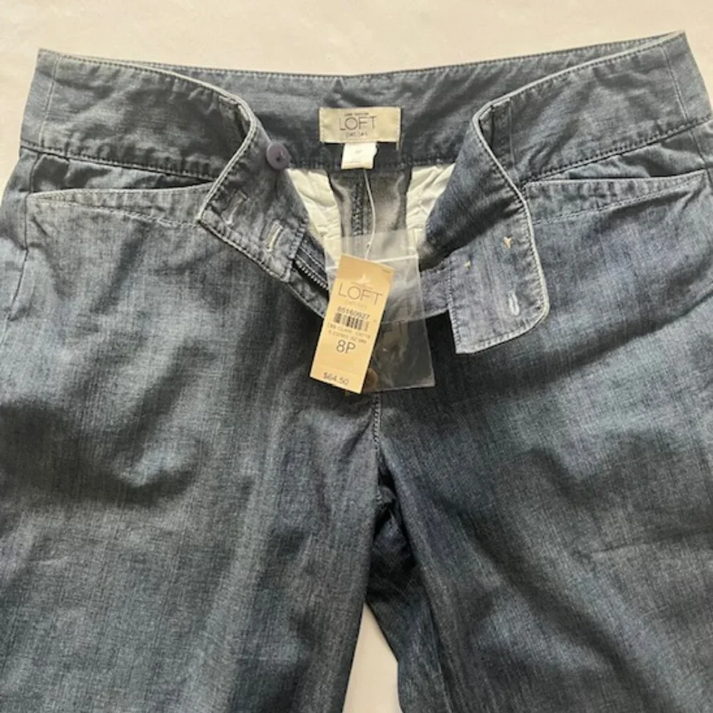 LOFT Lightweight Wide Leg  Jeans – NWT - Picture 5 of 6